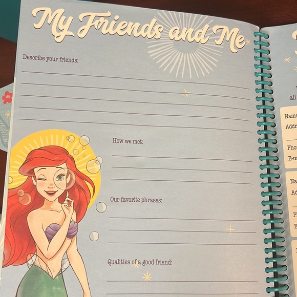Girl Power Disney Princess Spiral Bound - A personalized journal/activity book! - Picture 8 of 16